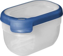 CURVER GRAND CHEF FOOD STORAGE CONTAINER RECTANGULAR 0.75L BLUE CLEAR 626200 CURVER ΦΑΓΗΤΟΔΟΧΕΙΟ ΠΛΑΣΤΙΚΟ GRAND CHEF ΔΙΑΦΑΝΟ ΜΠΛΕ 626200